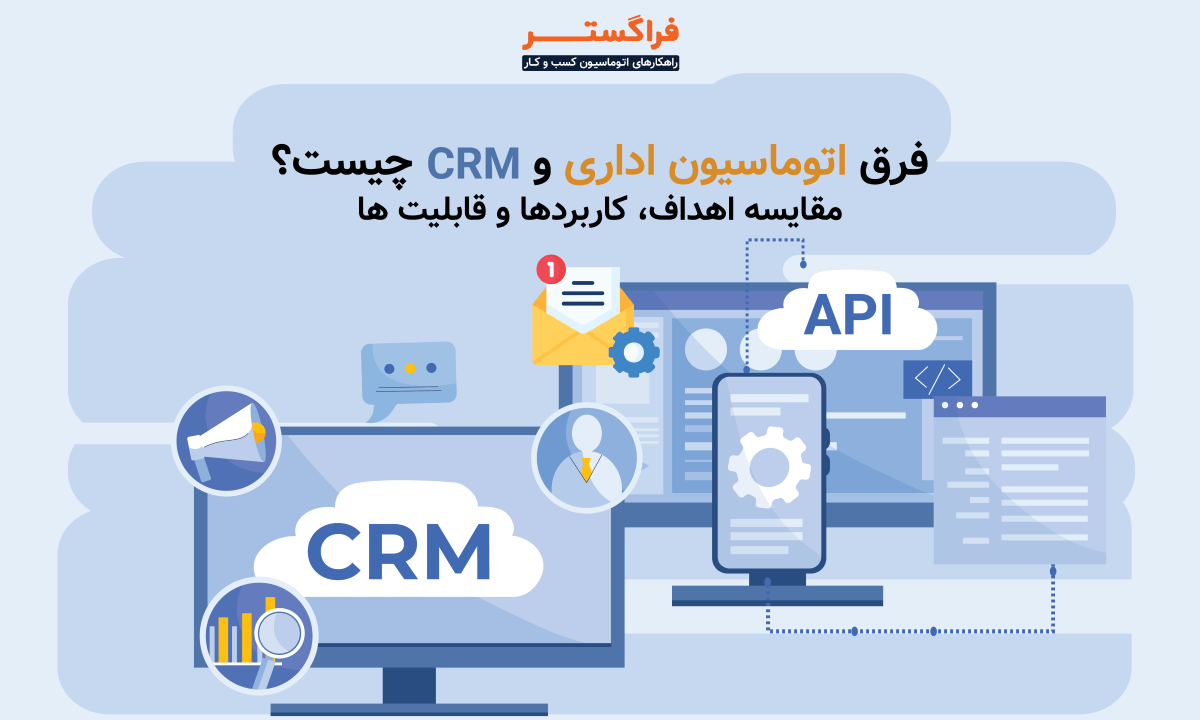 فرق اتوماسیون اداری و CRM چیست؟